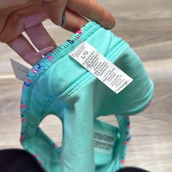 George Floral Bikini Bottoms size large NWT - Picture 6 of 6